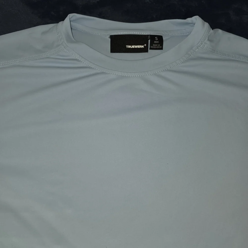 TRUEWERK B1 Sun Tee Men's Light Blue Performance T-Shirt Size‎ Small